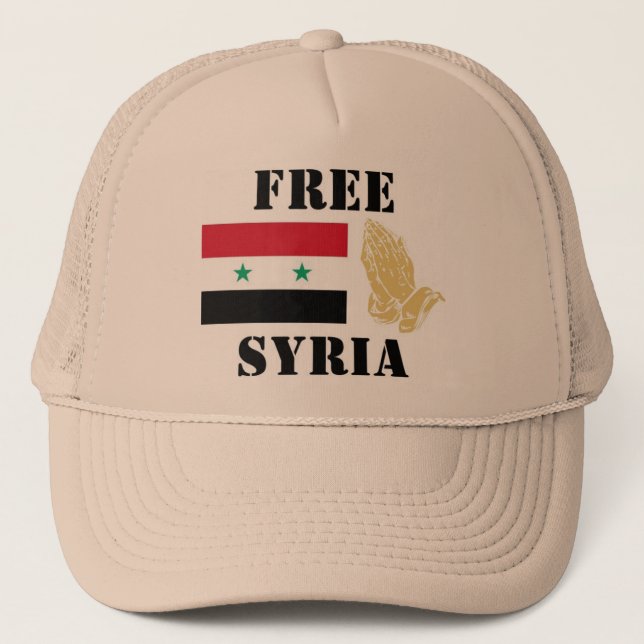 GORRA DE CAMIONERO SIRIA LIBRE (Anverso)