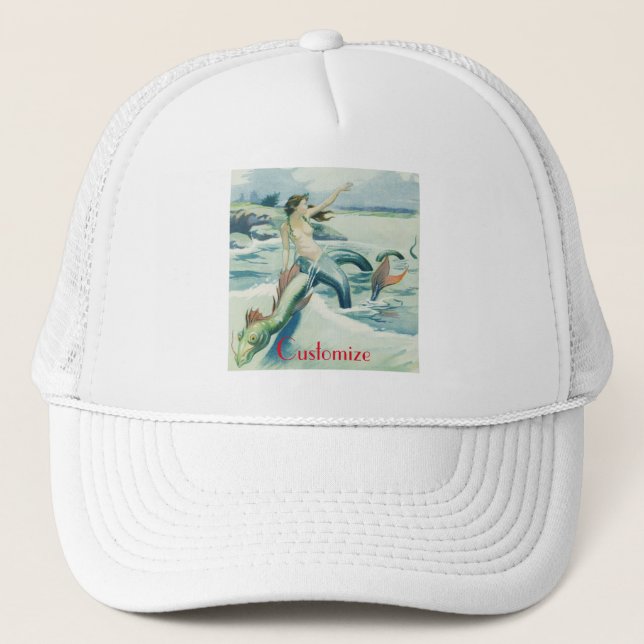 Gorra De Camionero Sirviente de serpiente de sirviente de la sirena T (Anverso)