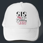 Gorra De Camionero Sis of the Birthday Chica Personized Squad Matchin<br><div class="desc">¿Buscando una camisa de cumpleaños que haga que su fiesta se complete? ¡No busque más que nuestros camisetas de la tripulación de cumpleaños! Estos elegantes tees son perfectos para cualquier día de fiesta de cumpleaños. Nuestros camisetas hacen un gran regalo para sus amigos y familia, y pueden ser usados juntos...</div>