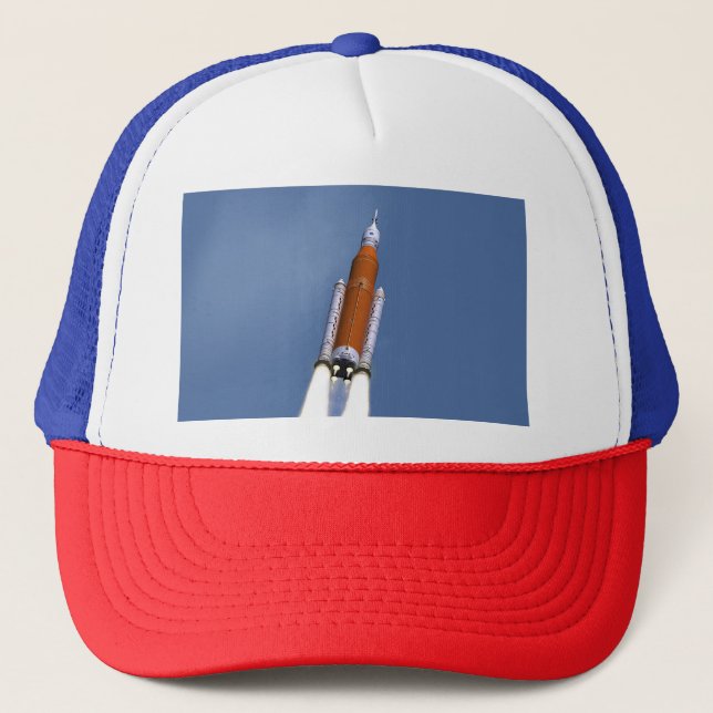 Gorra De Camionero Sistema de lanzamiento espacial SLS de la NASA (Anverso)