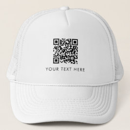 Gorra De Camionero Sitio web comercial analizable Código QR Empleado 