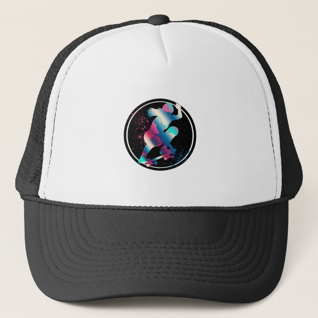 Gorra De Camionero Skateboarder femenino (Anverso)