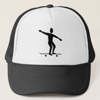 Gorra De Camionero Skateboarding - Negro