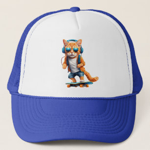 Gorra De Camionero Skateboarding Tabby Baseball Hat