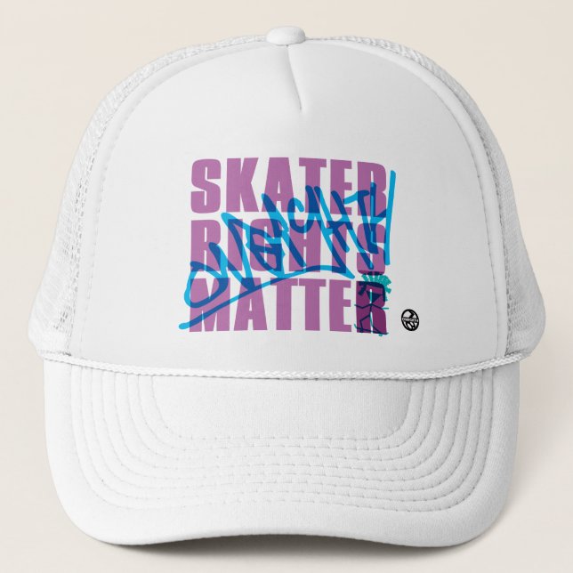 GORRA DE CAMIONERO SKATER RIGHTS MATTER (Anverso)