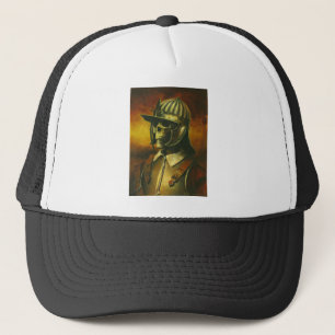 Gorra De Camionero Skeleton de Roundhead de la guerra civil