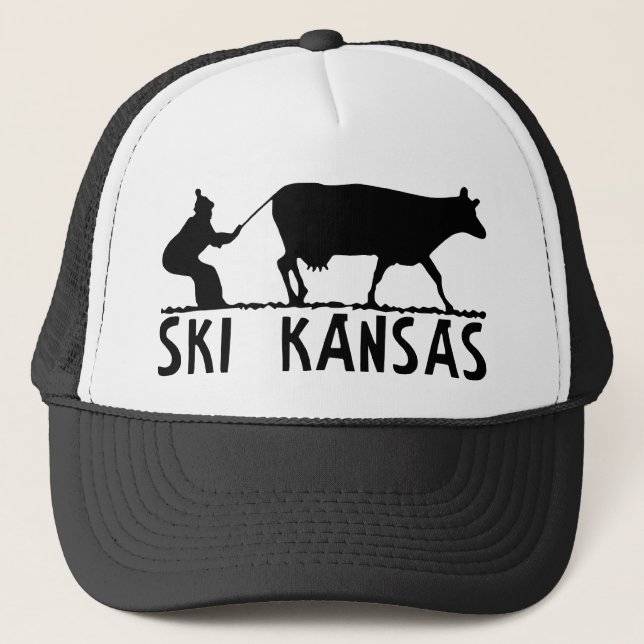 Gorra De Camionero Ski Kansas (Anverso)