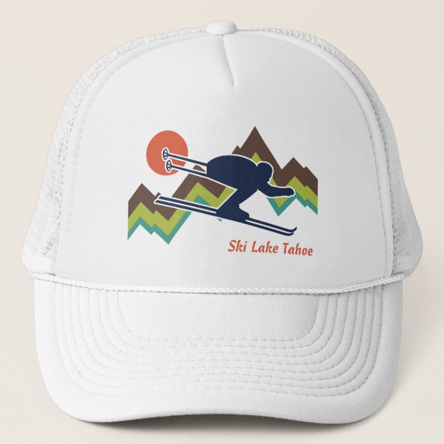 Gorra De Camionero Ski Lake Tahoe (Anverso)