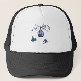 Gorra De Camionero Ski Scene Winter Sports
