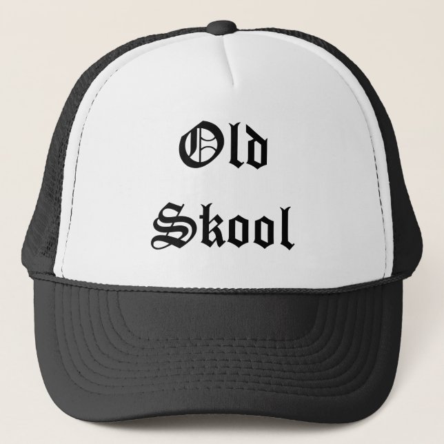 Gorra De Camionero Skool viejo (Anverso)