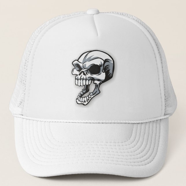 Gorra De Camionero Skull-01 (Anverso)