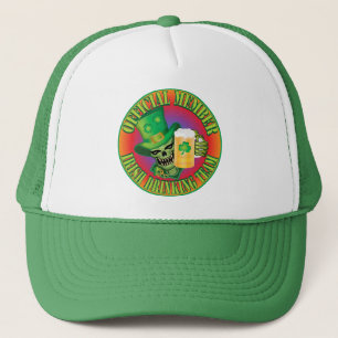 Gorra De Camionero Skull del equipo de bebidas irlandés