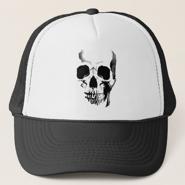 Gorra De Camionero Skull Face (Anverso)