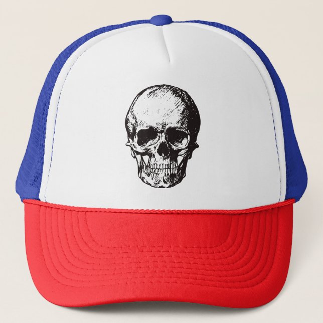 Gorra De Camionero Skull Fantasy Art Rock Punk Heavy Metal (Anverso)