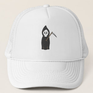 Gorra De Camionero Skull Grimreaper