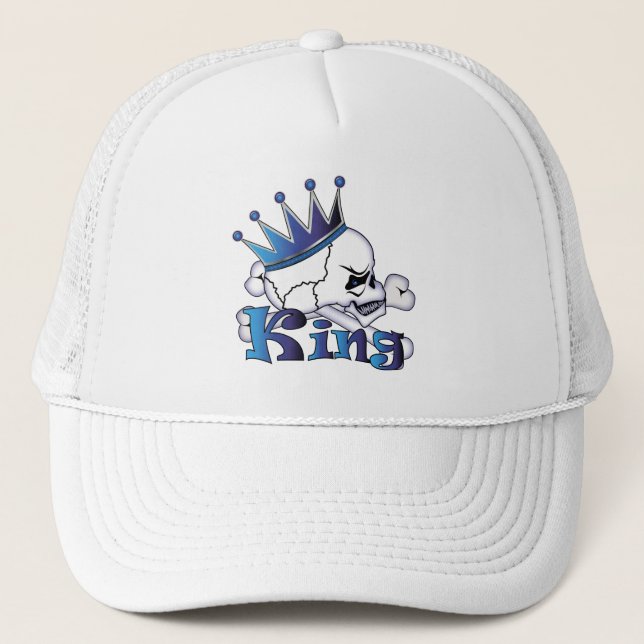 Gorra De Camionero Skull King (Anverso)