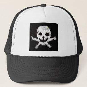 Gorra De Camionero Skull y Crossbone