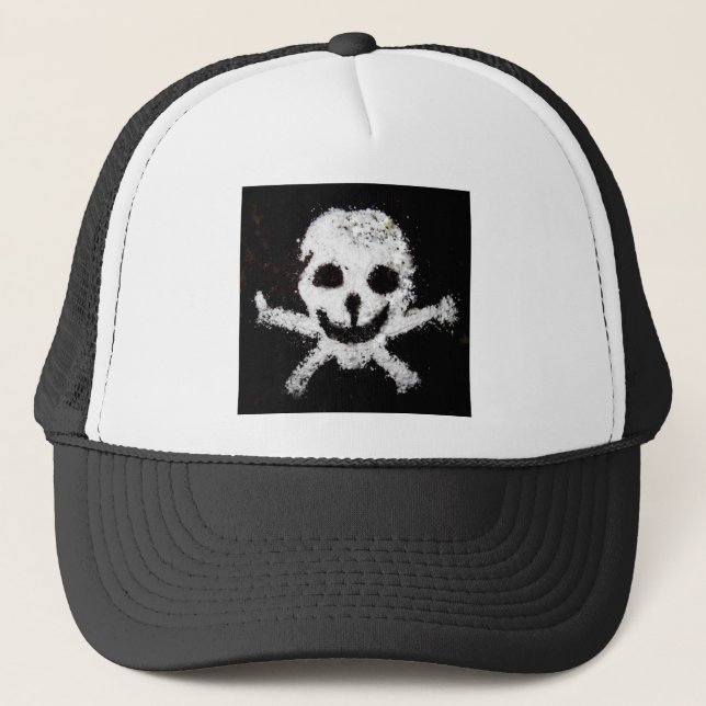 Gorra De Camionero Skull y Crossbone (Anverso)
