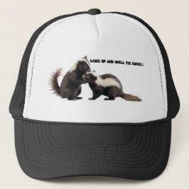 Gorra De Camionero skunk hat