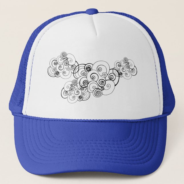 Gorra De Camionero Sky Swirls (Anverso)