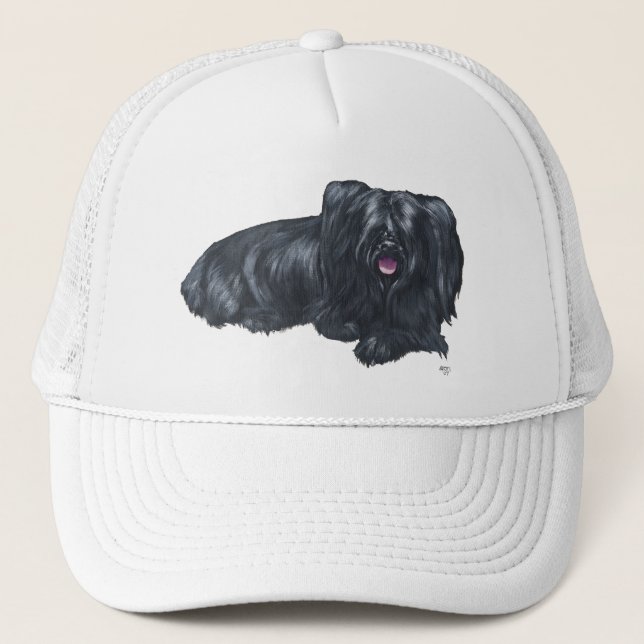 Gorra De Camionero Skye Terrier descansando (Anverso)