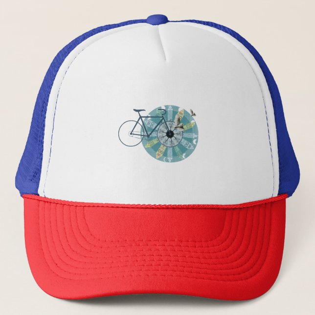 Gorra De Camionero Skyline de Ámsterdam (Anverso)