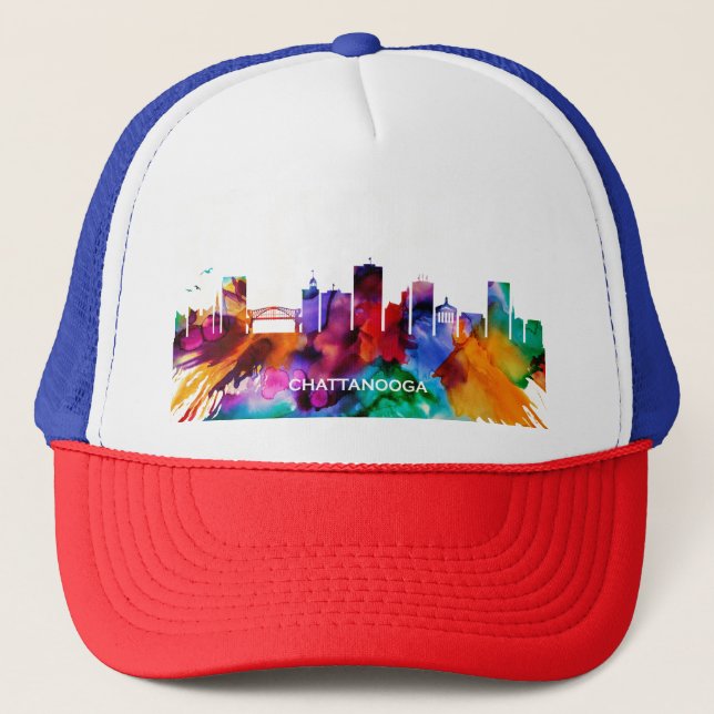 Gorra De Camionero Skyline de Chattanooga (Anverso)