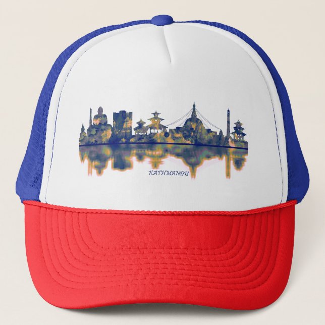 Gorra De Camionero Skyline de Katmandú (Anverso)