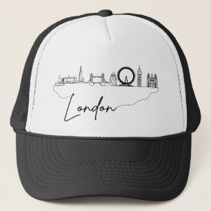 Gorra De Camionero Skyline de la ciudad de Londres