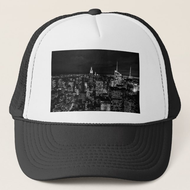 Gorra De Camionero Skyline de la ciudad de Nueva York (Anverso)