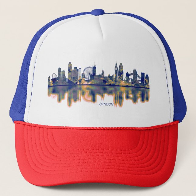 Gorra De Camionero Skyline de Londres (Anverso)