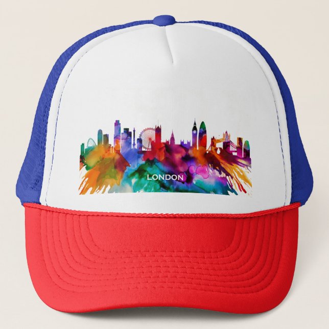 Gorra De Camionero Skyline de Londres (Anverso)