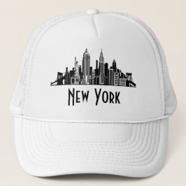 Gorra De Camionero Skyline de Nueva York