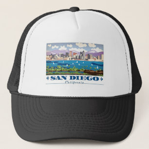 Gorra De Camionero Skyline de San Diego