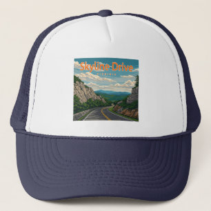 Gorra De Camionero Skyline Drive Virginia Landscape