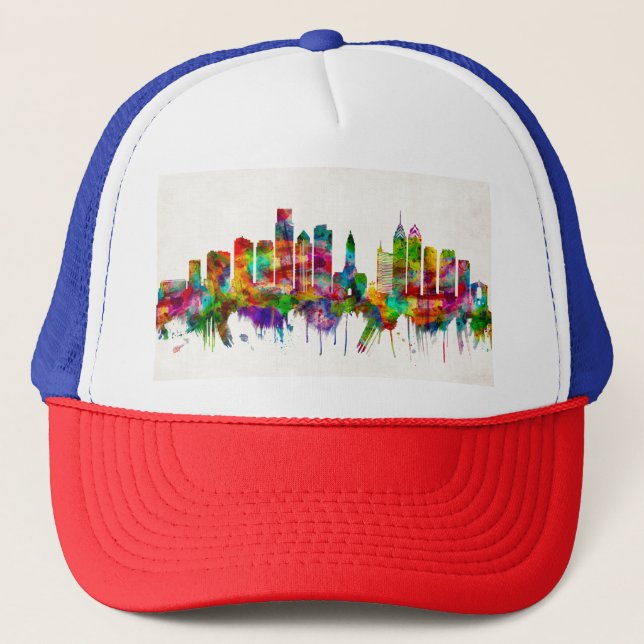 Gorra De Camionero Skyline Philadelphia Pennsylvania (Anverso)