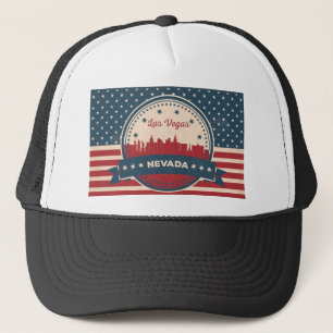Gorra De Camionero Skyline Retro Las Vegas