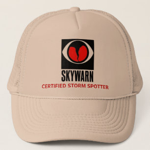 Gorra De Camionero skywarn grande, OBSERVADOR DE TIRO CERTIFICADO de