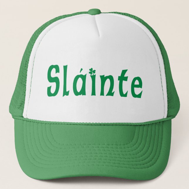 Gorra De Camionero Slainte regalo irlandés (Anverso)