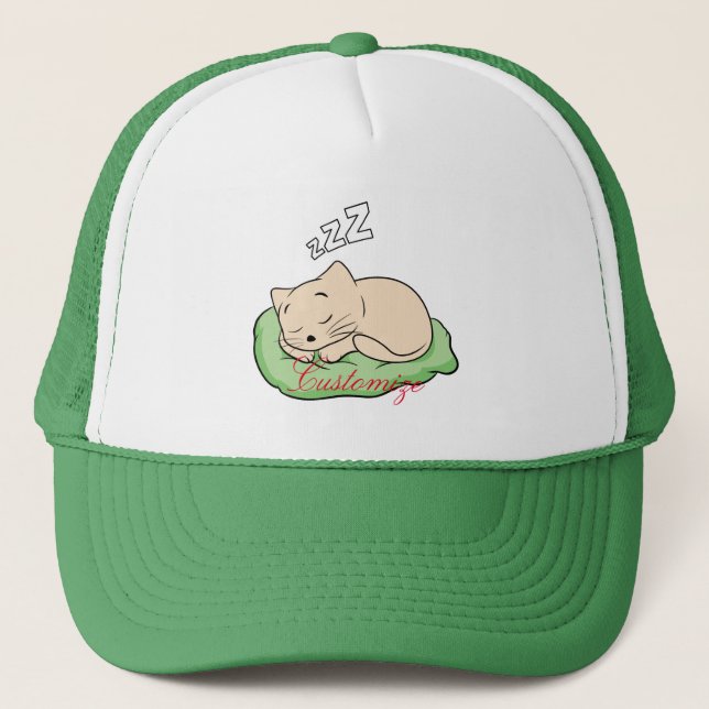 Gorra De Camionero Sleeping Kitty Thunder_Cove (Anverso)