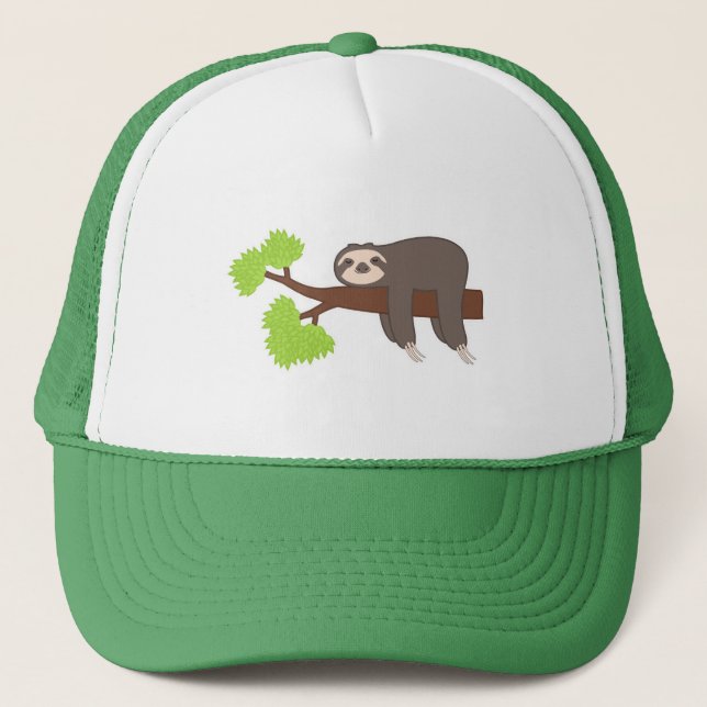 Gorra De Camionero Sleeping Sloth (Anverso)
