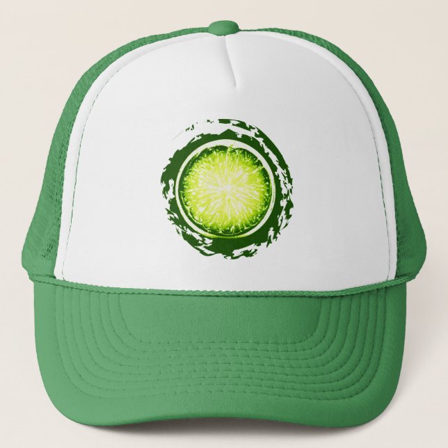 Gorra De Camionero Sliced_Lime (Anverso)