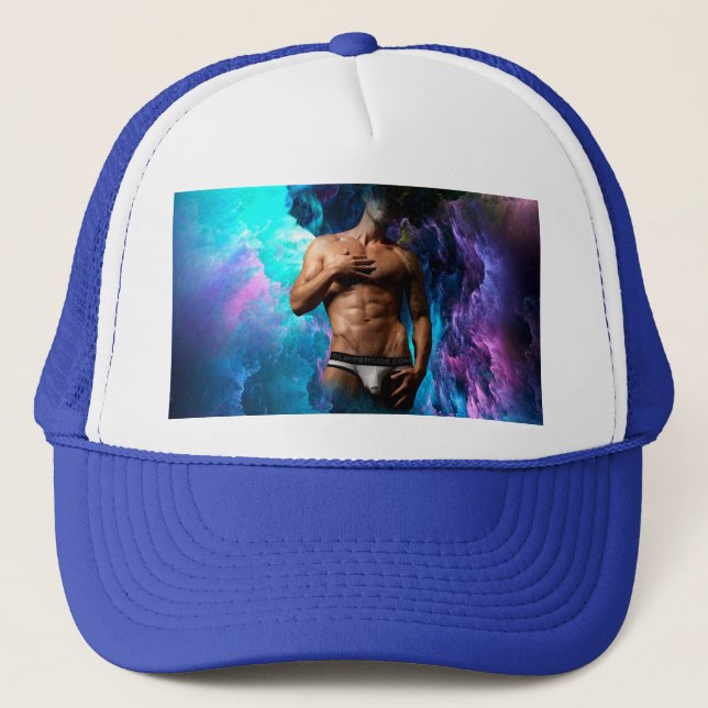 Gorra De Camionero SlipperyJoe hombre muscular macizo de ropa interio (Anverso)