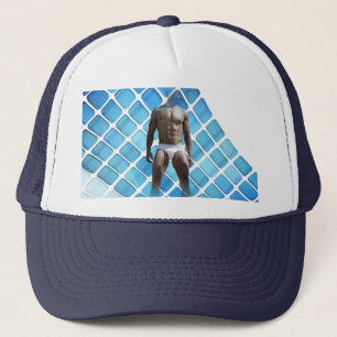 Gorra De Camionero SlipperyJoe musculoso hombre abdominales six-pack