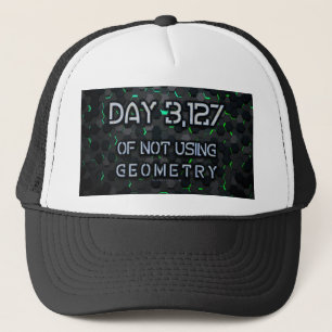 Gorra De Camionero SlipperyJoe no está usando hexa de entrelazado geo