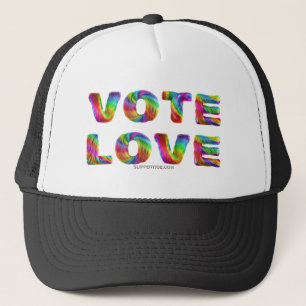 Gorra De Camionero SlipperyJoe vota por la igualdad de amor los regal