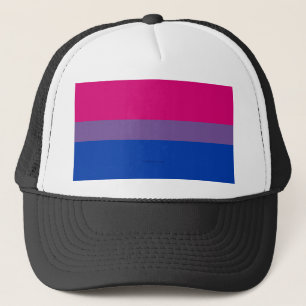 Gorra De Camionero SlipperyJoe's Bisexual Pride Flag lavender-pink bl