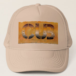 Gorra De Camionero SlipperyJoe's cachorro de oso culturalmente arraig