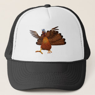 Gorra De Camionero SlipperyJoe's Día de Acción de Gracias grazna resp
