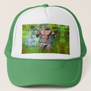 Gorra De Camionero SlipperyJoe's hombre adulto muy musculoso sin cami